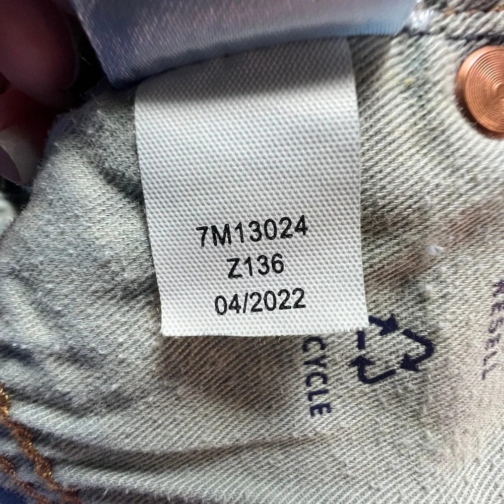 Lucky Brand 223 Straight Leg Jeans Mens 31x32 Blue Medium Wash Fade